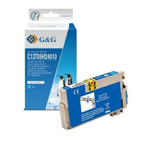 Cartouche PREMIUM de marque G&G compatible Epson 405 XL - Cartouche d'encre cyan