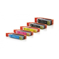 Pack de 5 COMPATIBLES Canon PGI550XL/ CLI551XL - AVEC PUCE