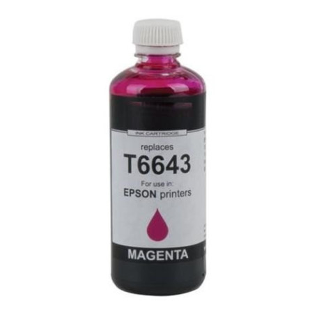 COMPATIBLE Epson C13T66414A / T6641 - Flacon d'encre noire