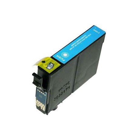 COMPATIBLE Epson C13T08724010 / T0872 - Cartouche d'encre cyan